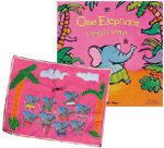 One Elephant went out to play (Soft Cover) & Felt Play Set
